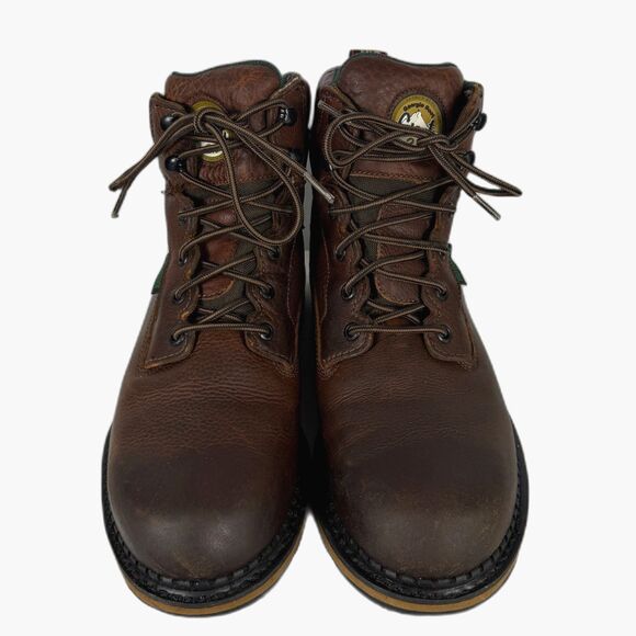Georgia Giant 2.0 Waterproof Work Boots Brown Leather 10M G6223 USA main image 6